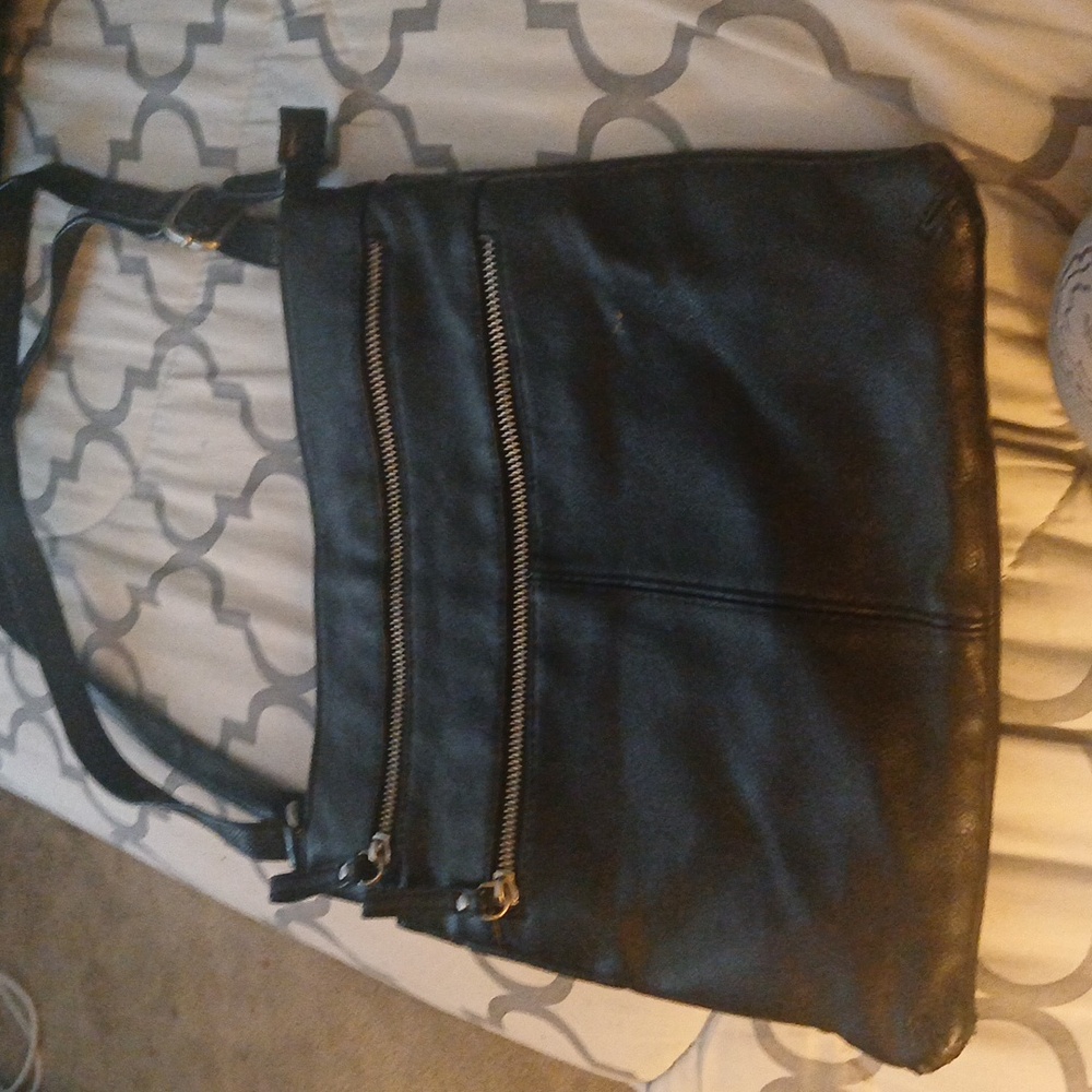 Shoulder bag, leather